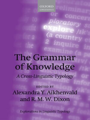cover image of The Grammar of Knowledge